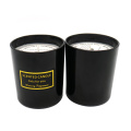 Luxury Scented Black Glass Candle